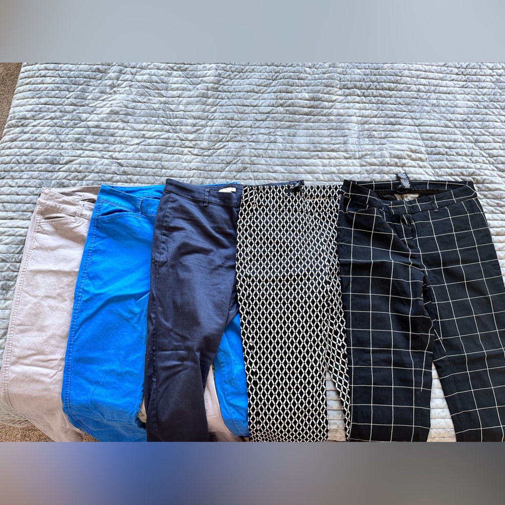 Skinny stretch chino and slacks bundle